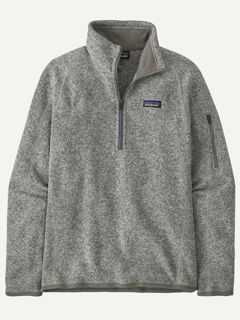 Patagonia Better Sweater Weather Pullover Quarter Zip in Birch White